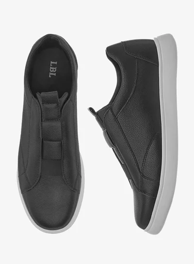 ال بي ال من شو اكسبرس أحذية رياضية رجالية سهلة الارتداء بنقوش وعروة سحب