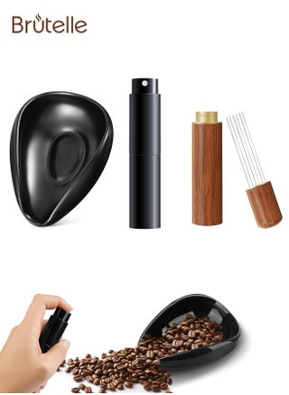 Spray bottle + powder needle + bean plate