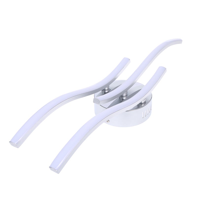 3 Branches L-ED Waved Light Warm White 18W Aluminum Ceiling Light for Bedroom Living Room Decoration Lamp - Image 4