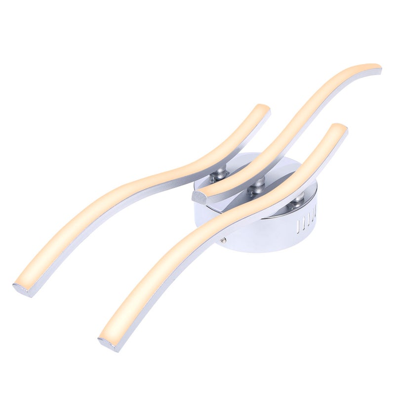 3 Branches L-ED Waved Light Warm White 18W Aluminum Ceiling Light for Bedroom Living Room Decoration Lamp - Image 1