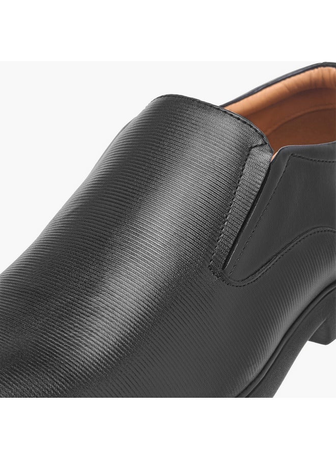 DUCHINI Men's Solid Slip-On Loafers - Image 4