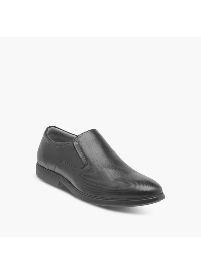 DUCHINI Men's Solid Slip-On Loafers - Image 2