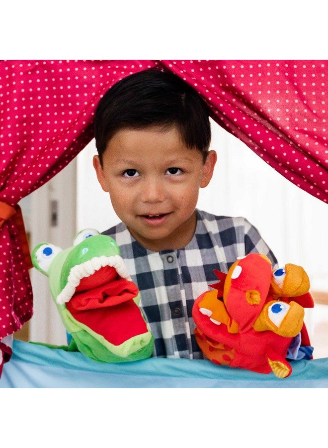 HABA Hand Puppet - Eat it Up Croco Interactive Puppet Show Toy with Belly Bag for Storytelling, Toddler Activities, Speech Therapy Toys and Pretend Play for 18 Months and up - Image 5
