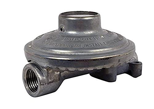 Mr. Heater F273767 Propane Low Pressure LP Regulator 1/4' female pipe thread inlet and a 3/8' female pipe thread outlet,Multicolored,Regular - Image 1