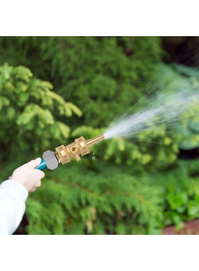 عام 2 مجموعة من فوهة خرطوم النحاس الشاق ، فوهة نفاثة الضغط مع صمام إغلاق الخرط - Image 5