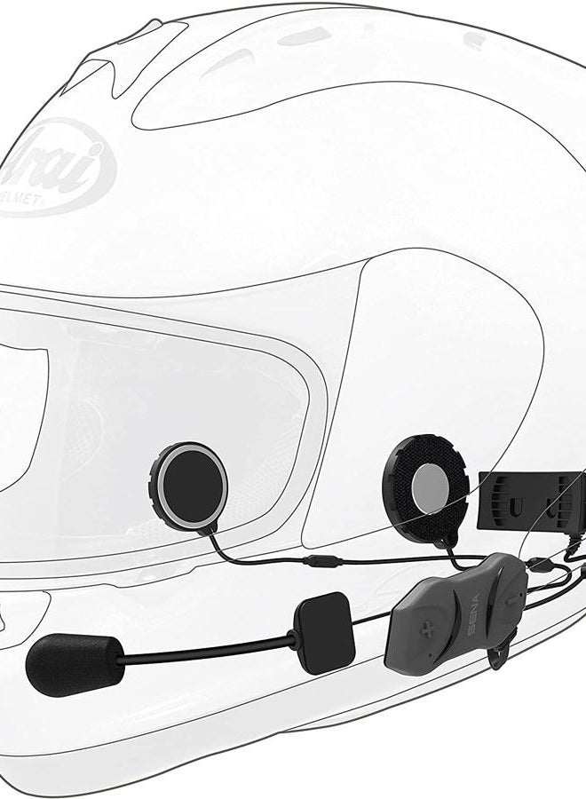 Sena 10R Low Profile Motorcycle Bluetooth Communication System - Image 4