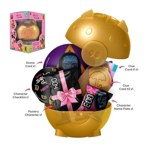 YuMe Squid Game Blind Box Capsule – Official Netflix Mystery Figurine & Piggy Bank - Collectible Figures Blind Box for Fans & Kids - Ideal Gift for Birthdays, Holidays & Collectors (1 Pack) - Image 2