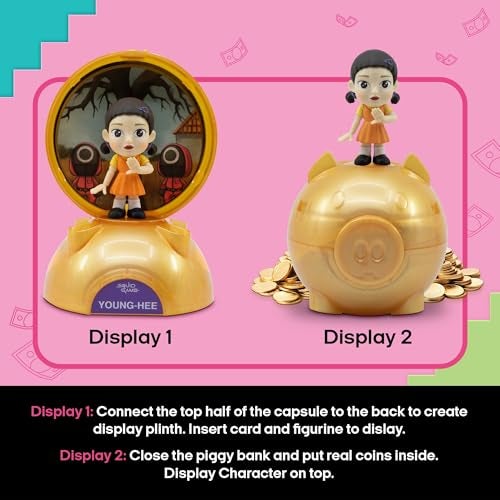YuMe Squid Game Blind Box Capsule – Official Netflix Mystery Figurine & Piggy Bank - Collectible Figures Blind Box for Fans & Kids - Ideal Gift for Birthdays, Holidays & Collectors (1 Pack) - Image 3