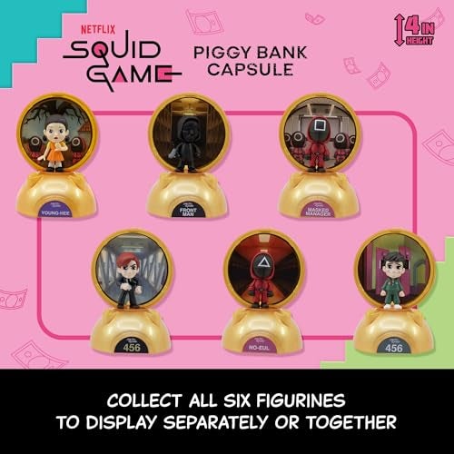 YuMe Squid Game Blind Box Capsule – Official Netflix Mystery Figurine & Piggy Bank - Collectible Figures Blind Box for Fans & Kids - Ideal Gift for Birthdays, Holidays & Collectors (1 Pack) - Image 4