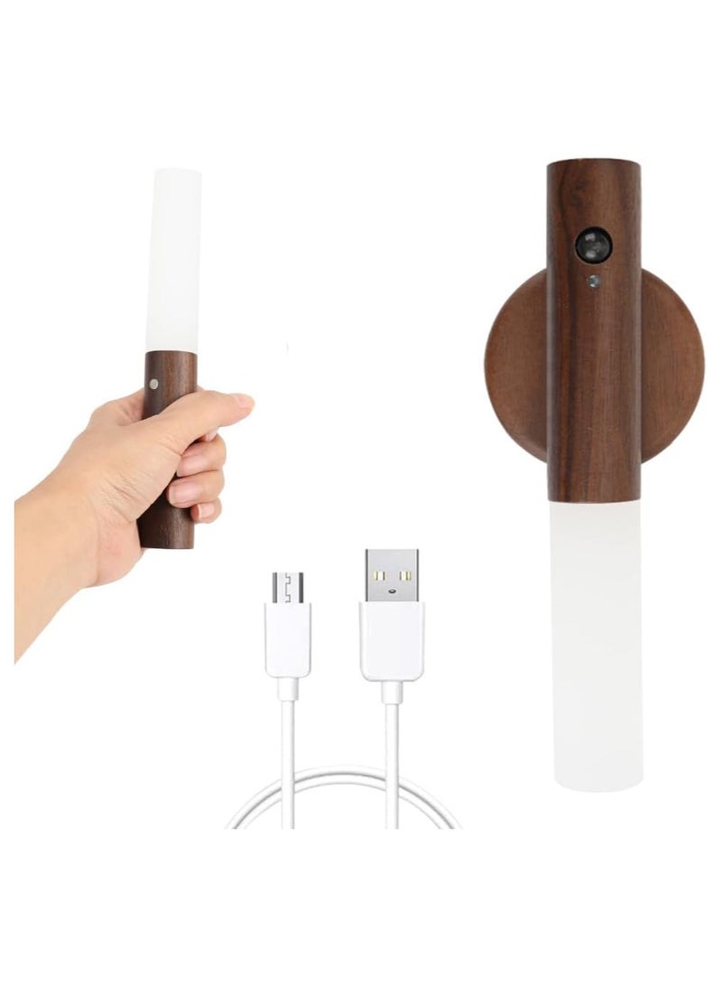 Wireless Magnetic Night Light Smart Motion Sensor Rechargeable Portable LED Flashlight Wall Mounted for Staircase Bedroom Hallway Stairs Removable Multi-Color - Image 3