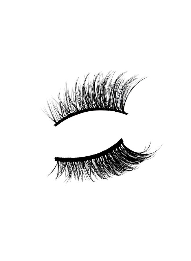Chabeia 10 Pair Half Lashes Strips False Eyelashes Fairy Natural Lashes Cat Eye Lok Wispy Short Bend 3/4 Lashes , Pack Fluffy Volume Small Accent Lash Fake Eyelashes 3D Faux Mink Lashes Extensions - Image 4