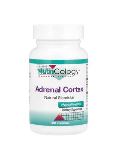 Nutricology Nutricology, Adrenal Cortex, Natural Glandular, 100 mg , 100 Vegicaps  - Image 1