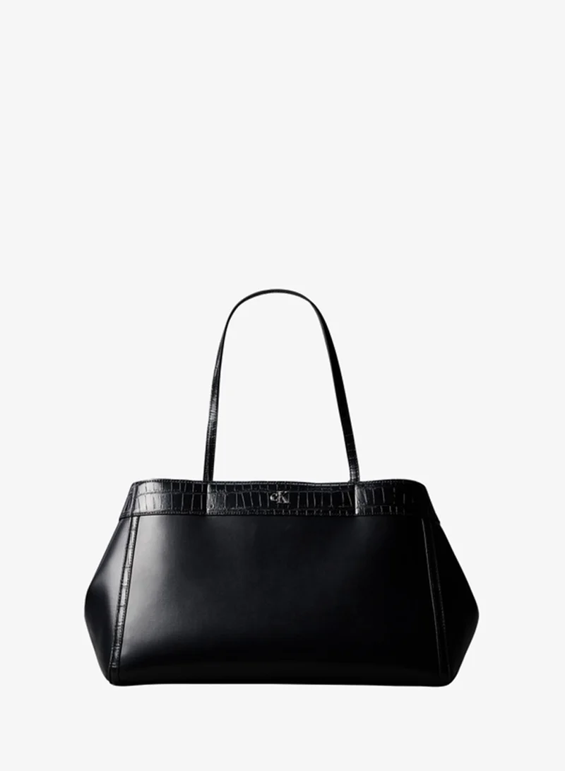 Monogram Crocodile Large Tote Bag