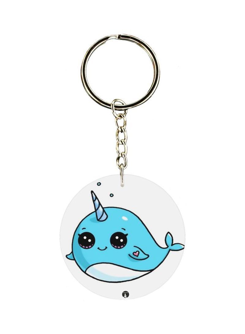 RKN Dolphin Printed Keychain
