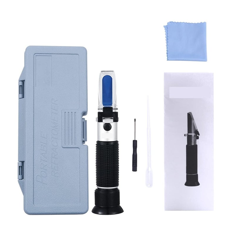 Refractometer, 58~90% 38~43 Honey Refractometer Wet 12-27% Honey(Plastic Box) - Image 1