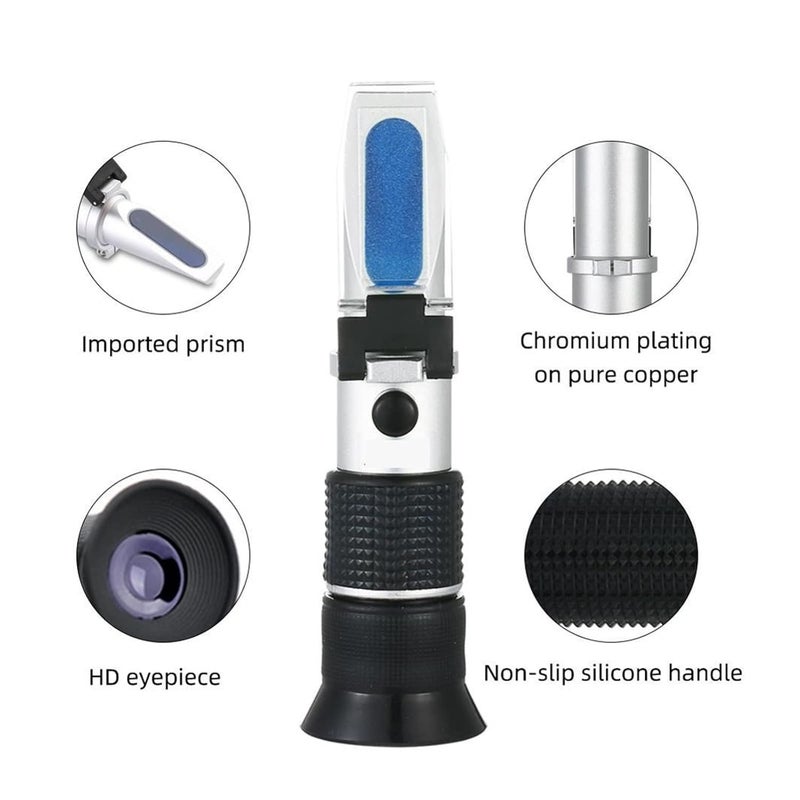 Refractometer, 58~90% 38~43 Honey Refractometer Wet 12-27% Honey(Plastic Box) - Image 4