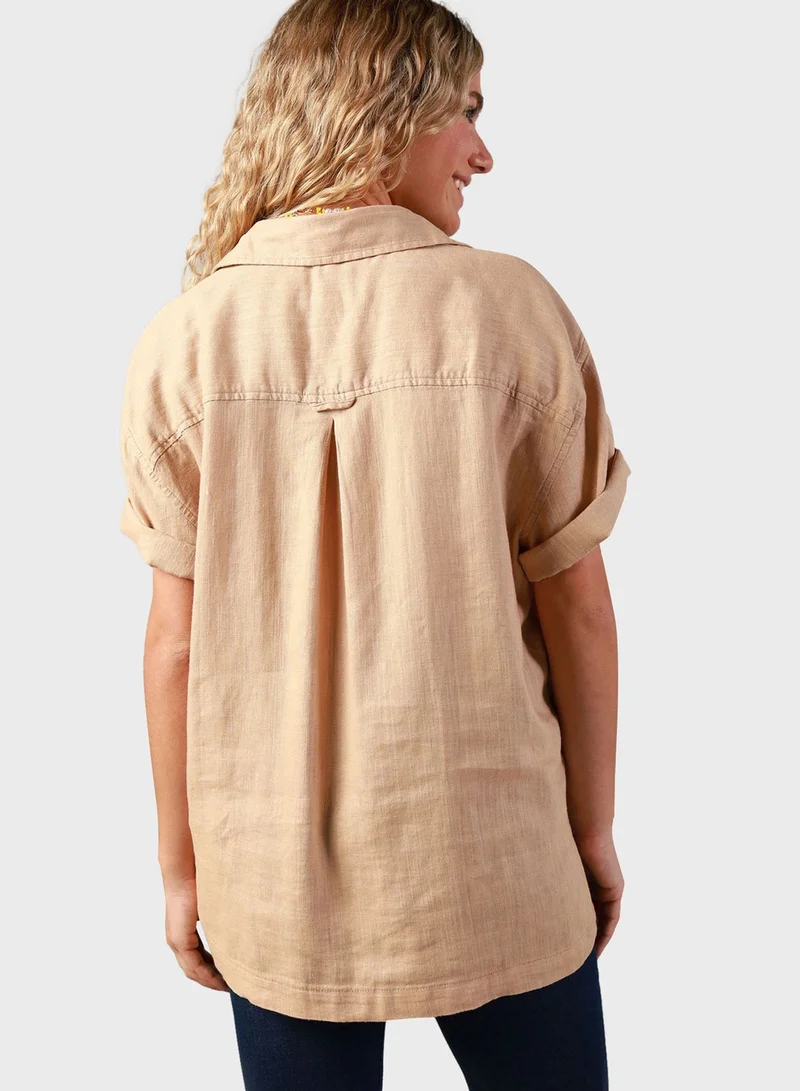 امريكان ايجل زر قميص أسفل