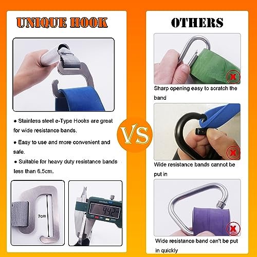 J Bryant Fitness Heavy Duty Exercise Bar Set Resistance Bands Bar with 4 Resistance Bands, Carrying Bag, Non Slip Handle, for Legs and Butt, Physical Therapy, Workouts, Women and Men - Image 3