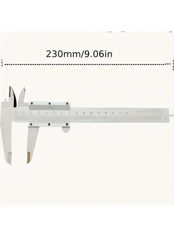 150mm Stainless Steel Vernier Caliper High Precision Manual Slide Measuring Tool with Case - Image 2