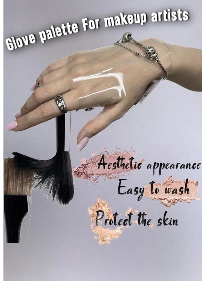 BH STUDIO PRO Makeup Hand Gloves Mixing Palette, Handheld Makeup Mixing For Makeup Artist - Image 5