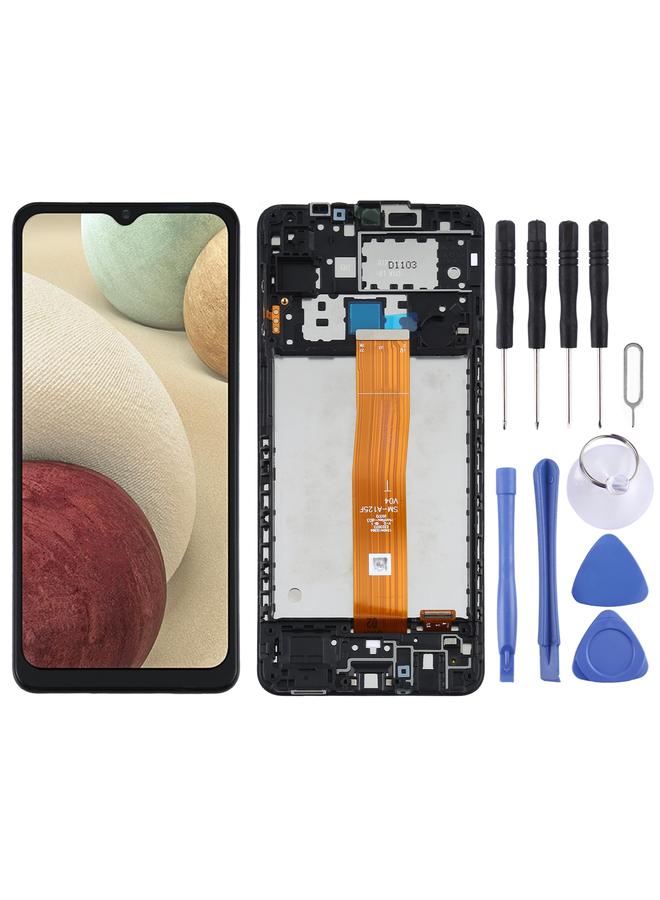 erorex Replacement Original LCD Screen for Samsung Galaxy A12 4G SM-A125F Digitizer Full Assembly with Frame - Image 1