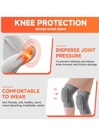 Volleyball Knee Pads knee brace for Women Kids Girls，Soft and Breathable Knee Pads for Volleyball, Dancing, Football, Yoga, Basketball, and Skating - Protective Knee Pads for Adults and Kids (Black - view 3