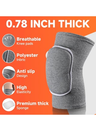 Volleyball Knee Pads knee brace for Women Kids Girls，Soft and Breathable Knee Pads for Volleyball, Dancing, Football, Yoga, Basketball, and Skating - Protective Knee Pads for Adults and Kids (Black - view 2