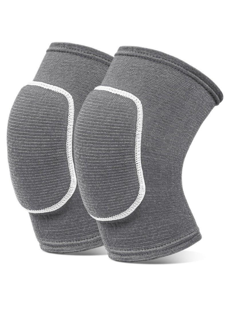 PYC Volleyball Knee Pads knee brace for Women Kids Girls，Soft and Breathable Knee Pads for Volleyball, Dancing, Football, Yoga, Basketball, and Skating - Protective Knee Pads for Adults and Kids (Black  - Image 1