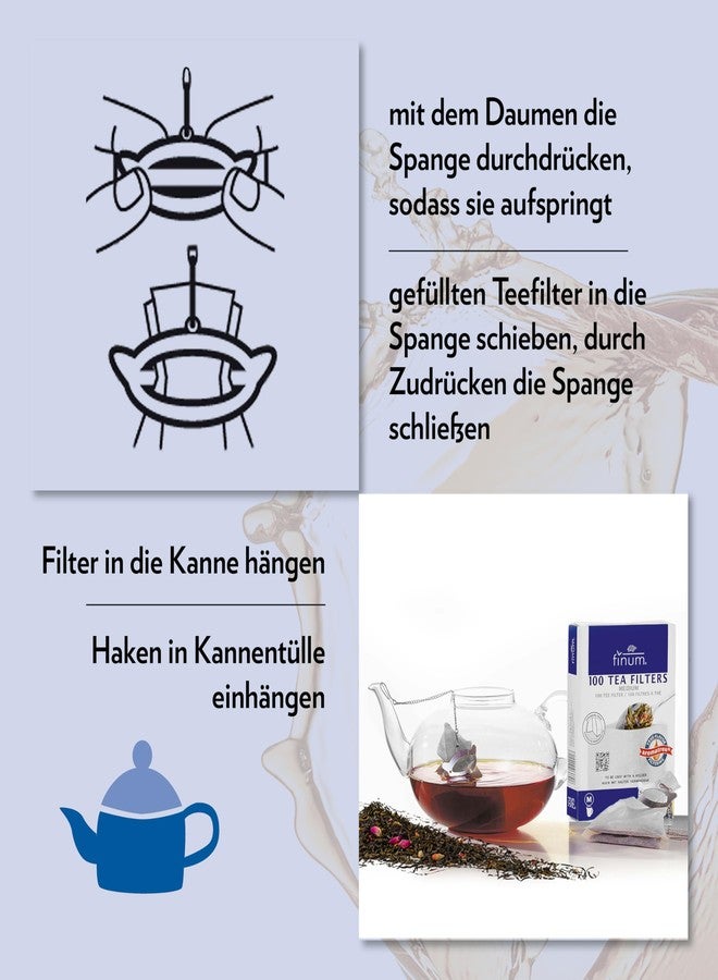 Finum Tea Click - Stainless Steel Clip for Tea Bag Filters - Image 3