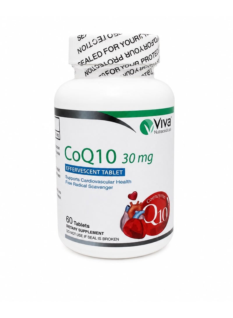 VIVA CO Q 10 30 MG EFFERVESCENT TABLET 60 S