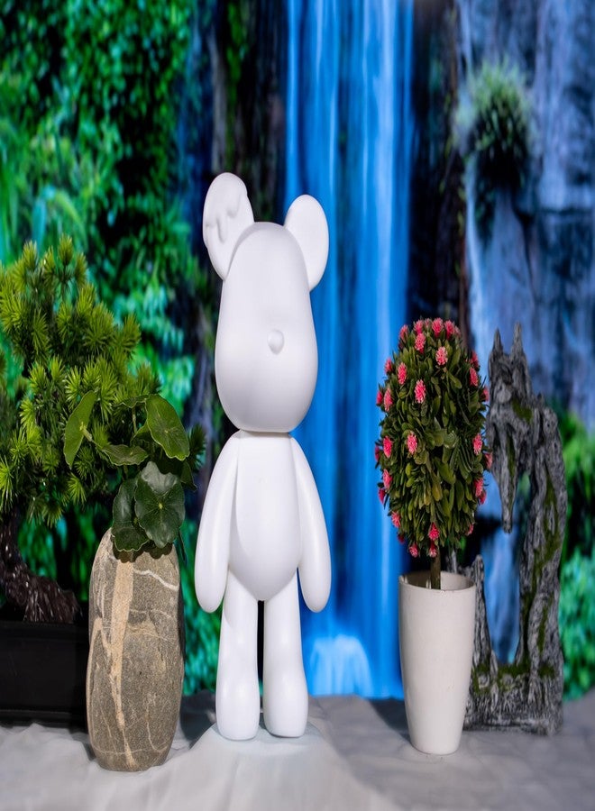 Coniuty Fluid Bear Painting Figure, DIY Bear Figure for Home Decoration (10 Inch, Blank Mold) - Image 3