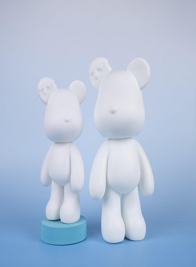Coniuty Fluid Bear Painting Figure, DIY Bear Figure for Home Decoration (10 Inch, Blank Mold) - Image 5