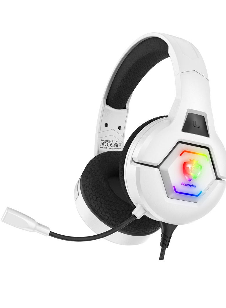 Headset Computer Gaming Headphones with Microphone Wired Headphones - Image 1