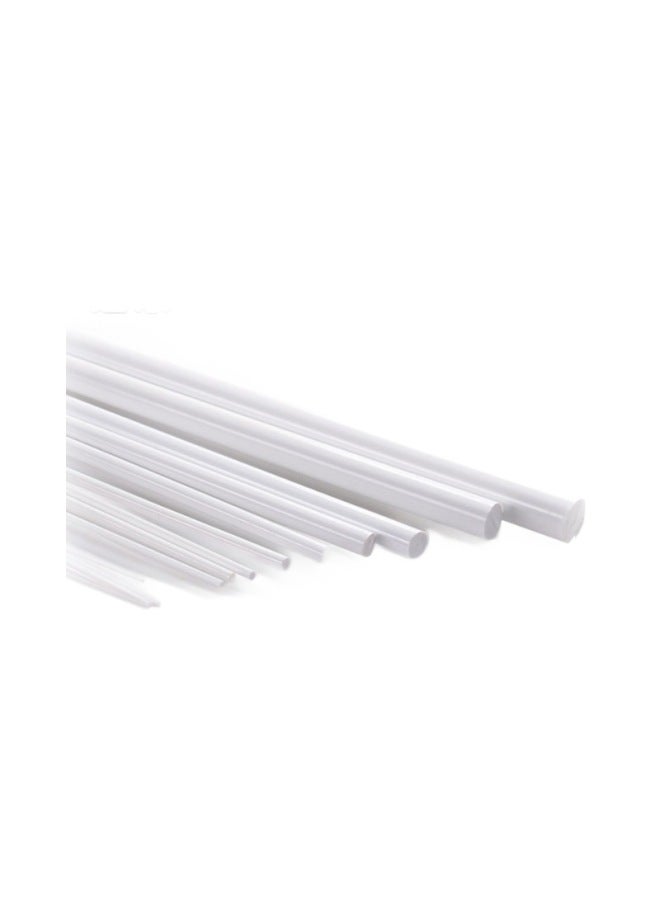 Handmade DIY Material Sand Table Model Tube Miniature Building Model Material Plastic PVC ABS Solid Round Rod-Color:Diameter 3mm Long 50cm1  - Image 5