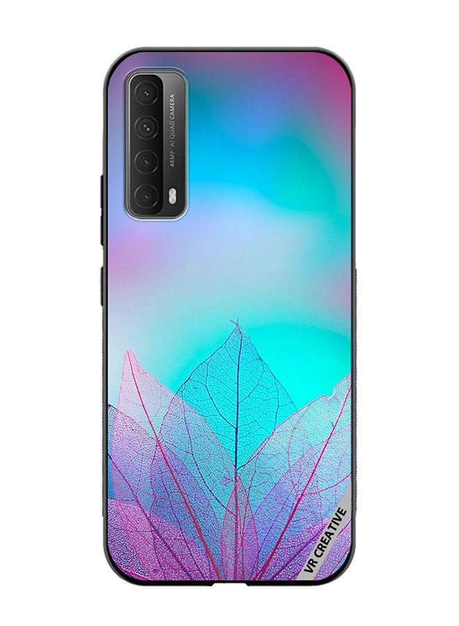 Protective Case Cover For Huawei Y7a Flower Design Multicolour