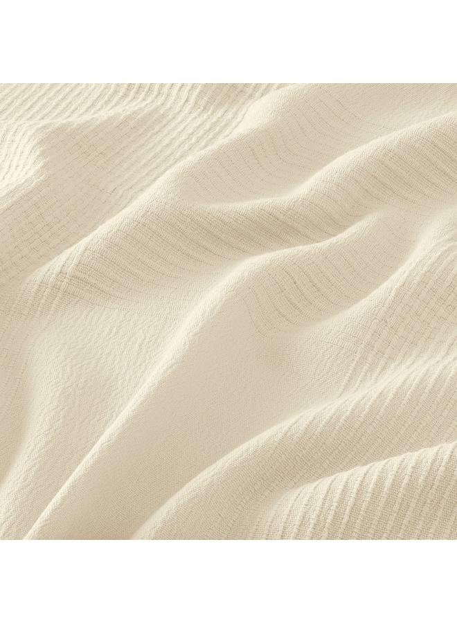 erorex Bedspread, natural/unbleached cotton, 150x250 cm  - Image 2
