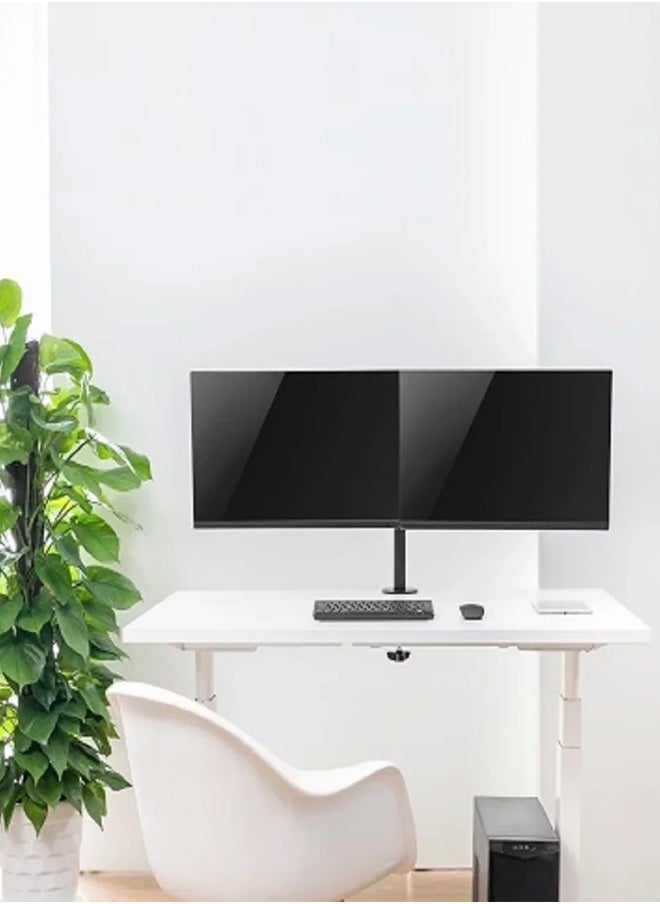 Skill Tech SH 024N Dual Monitor Economy Articulating Stand For Most 13"-32" Screens, VESA 100x100, Max Load Capacity 16 Kg  - Image 3