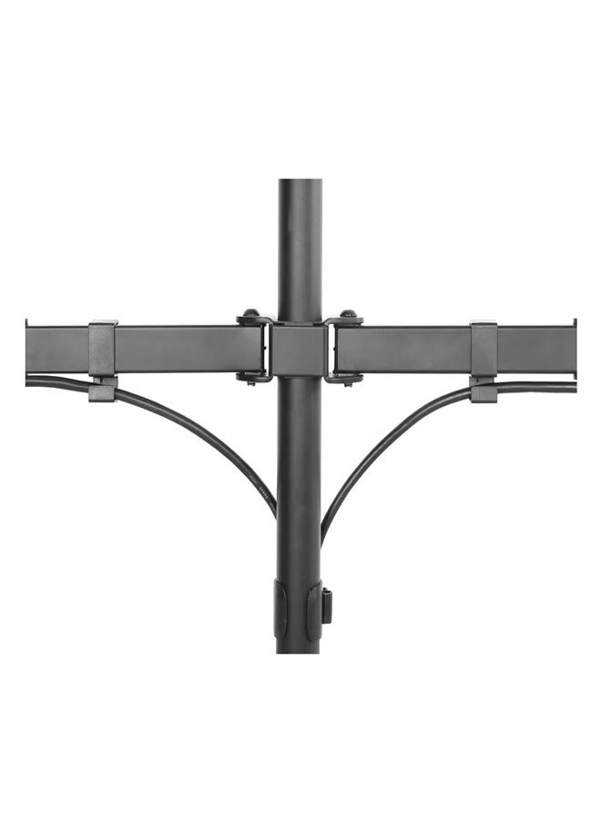 Skill Tech SH 024N Dual Monitor Economy Articulating Stand For Most 13"-32" Screens, VESA 100x100, Max Load Capacity 16 Kg  - Image 2