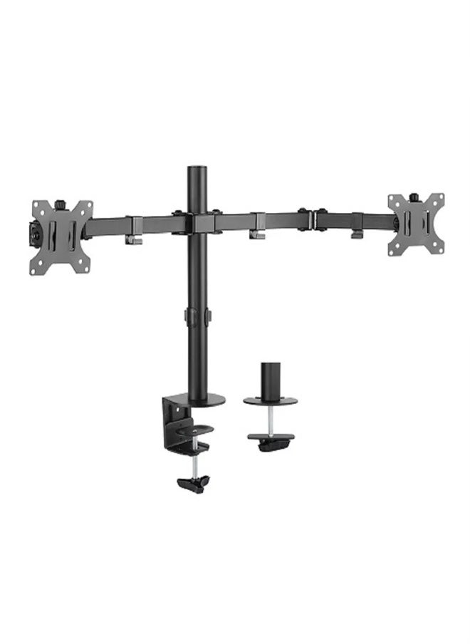 Skill Tech SH 024N Dual Monitor Economy Articulating Stand For Most 13"-32" Screens, VESA 100x100, Max Load Capacity 16 Kg  - Image 1