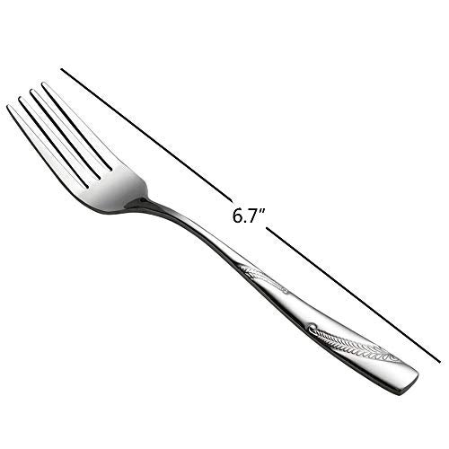 Nicesh 16-Piece Stainless Steel Dessert Forks, 6.70-Inch - Image 3