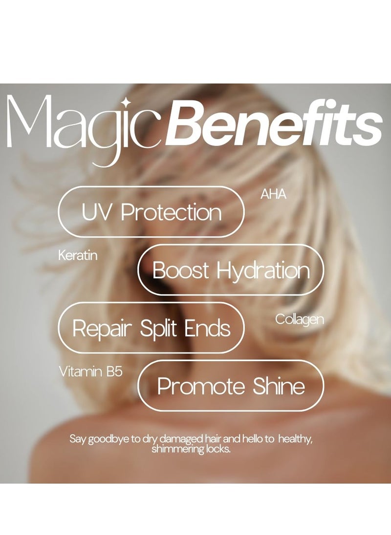 SIMPLY SMOOTH SIMPLY SMOOTH Magic Potion Original Leave In Conditioner Detangler & Heat Protection Styling Spray Repair & Reduce Breakage Color Safe & Sodium Chloride Free 8.5oz  - Image 4