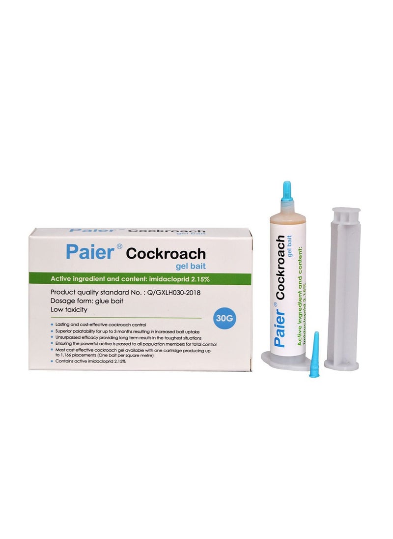 USA Original Cockroach Gel Bait Kit – 30g Powerful Pest Control Solution for Effective Cockroach Elimination