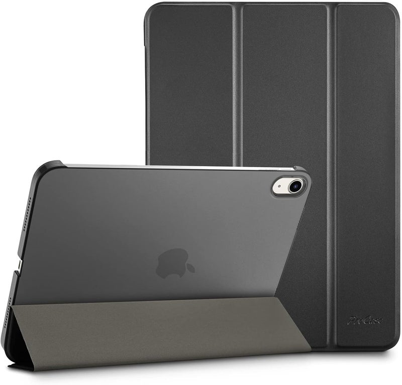 Procases For Ipad A16 11Th Generation 11 Inch 2025/ Ipad 10Th Generation 10.9 Inch 2022 Case, Slim Smart Cover With Translucent Hard Shell Back, Supports Touch Id, Auto Wake/Sleep -Black - Image 1