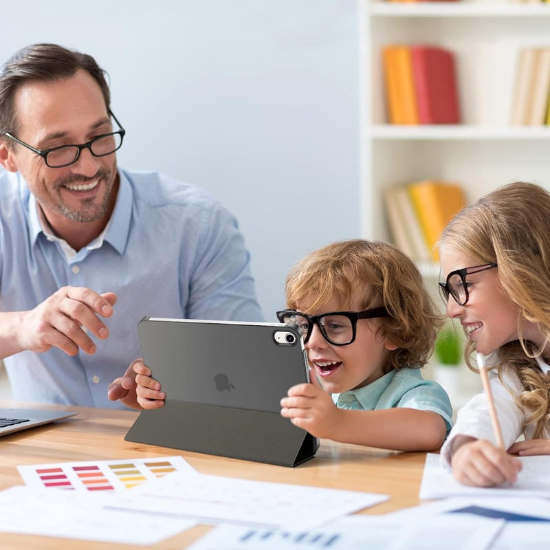 Procases For Ipad A16 11Th Generation 11 Inch 2025/ Ipad 10Th Generation 10.9 Inch 2022 Case, Slim Smart Cover With Translucent Hard Shell Back, Supports Touch Id, Auto Wake/Sleep -Black - Image 3