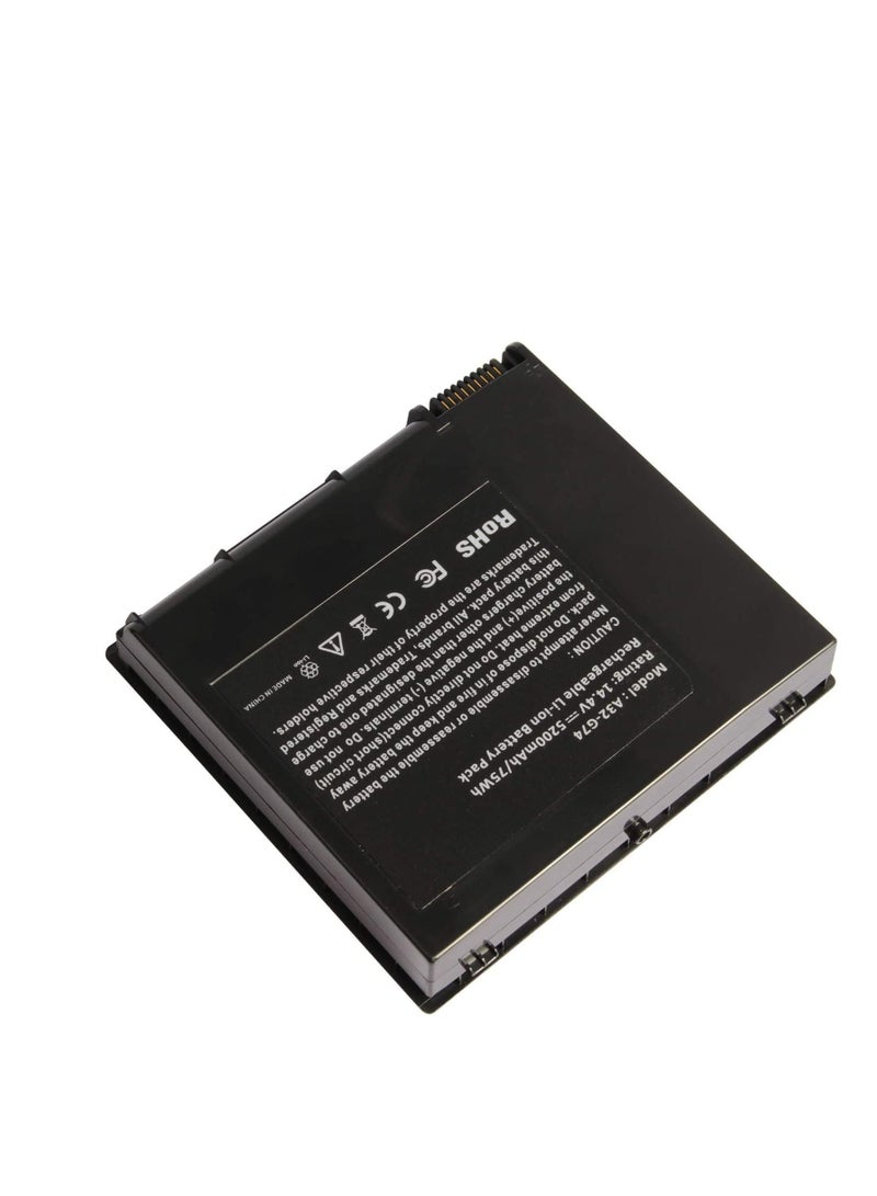 Terabyte A42-G74 Laptop Battery Compatible with Asus G74SX G74S G74JH G74SW G74 G74J LC42SD128 [14.4V / 63Wh] - Image 2