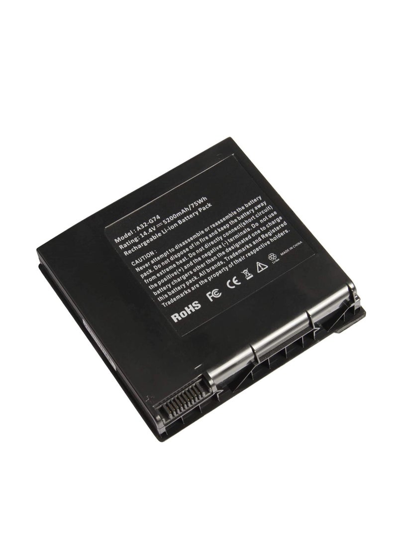 Terabyte A42-G74 Laptop Battery Compatible with Asus G74SX G74S G74JH G74SW G74 G74J LC42SD128 [14.4V / 63Wh] - Image 1