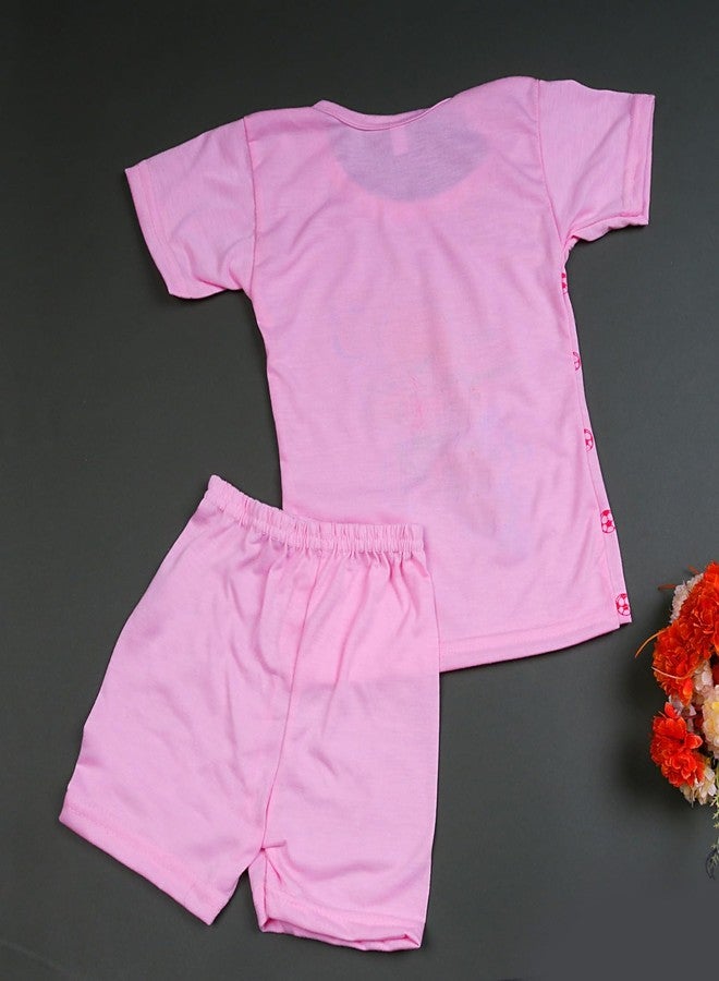 Cortica Baby Boys & Baby Girls Cotton Top-Short Combo Set (Random Colors) - Image 4
