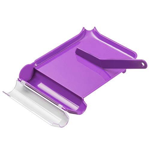 Medarchitect Right Hand Pill Counting Tray with Spatula (Purple) - Image 1