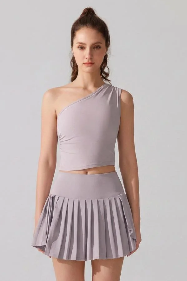 اس في ال Ariana Padel & Tennis Top with Built-in Bra and Removabla Pads