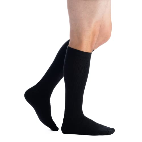 EvoNation Mens Coolmax Knee High 1520 mmHg Graduated Compression Socks Moderate Pressure Compression Garment Pain Relief Circulation Great for Fatigue Pain Swelling Travel - Image 2